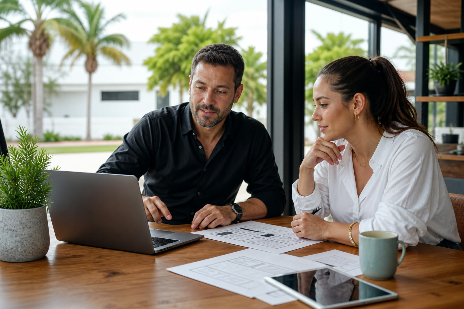 AI-assisted WordPress website design for a Davie business