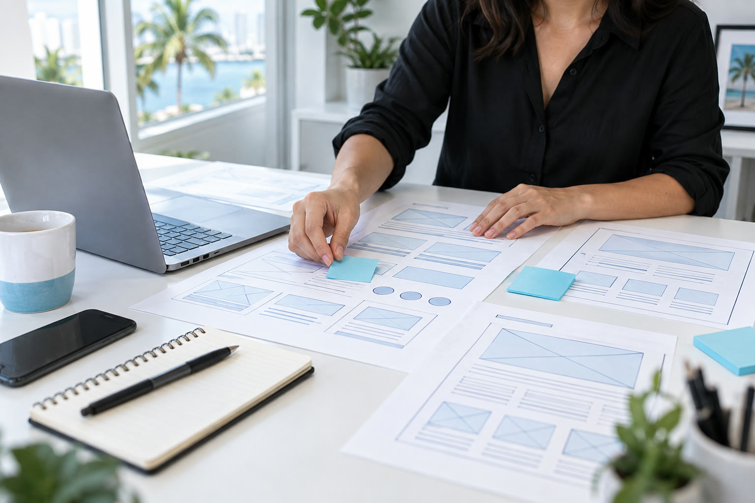 South Florida business owner and web professional planning a local website strategy